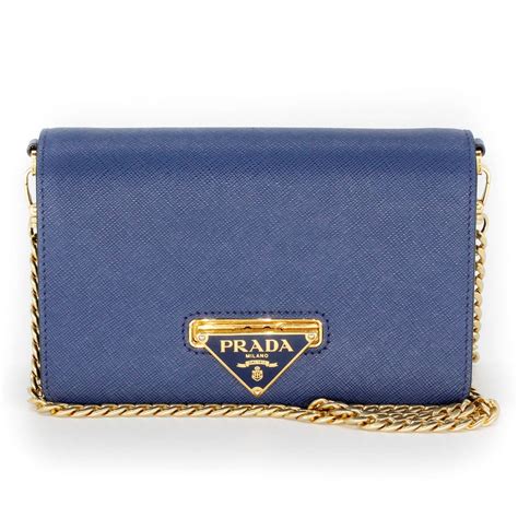 prada wallet blue|prada wallet on chain blue.